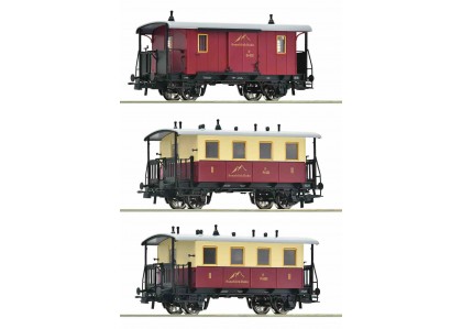 Set de 3 vagoane calatori Sonnblick-Bahn - H0 Roco 6200063